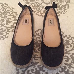 Ugg Black Espadrilles NWOT